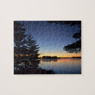 Sunrise over Northern Lake jigsaw puzzle