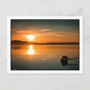 Sunrise over Passamaquoddy Bay. Postcard