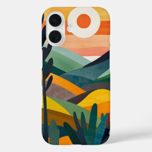 Sunrise Over Rolling Hills iPhone 16 Case