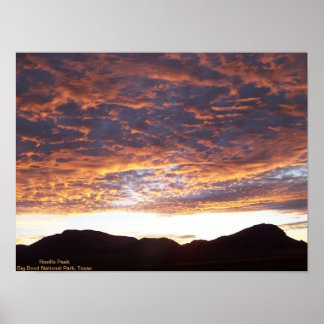 Sunrise over Rosillo Peak Poster