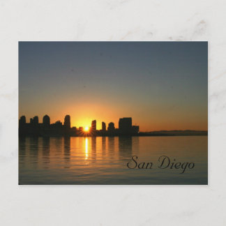 Sunrise over San Diego Postcard