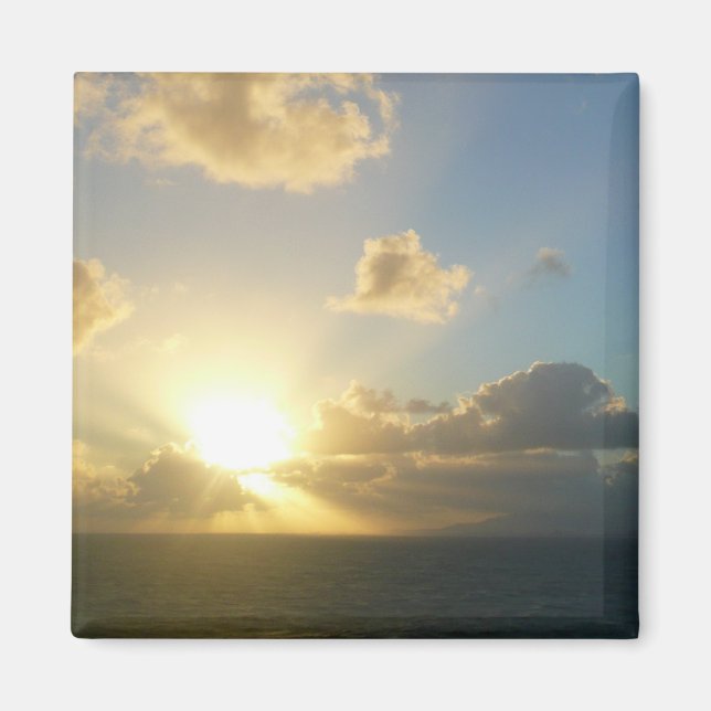 Sunrise over San Juan II Puerto Rico Magnet (Front)