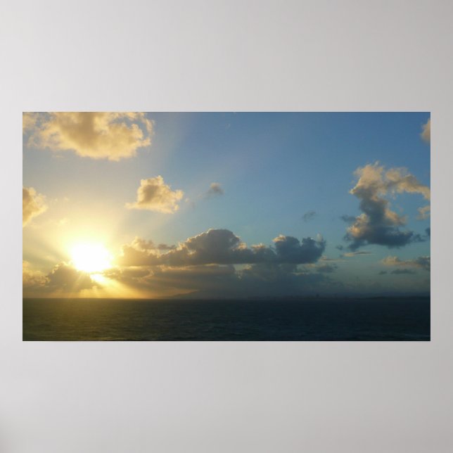 Sunrise over San Juan II Puerto Rico Poster (Front)