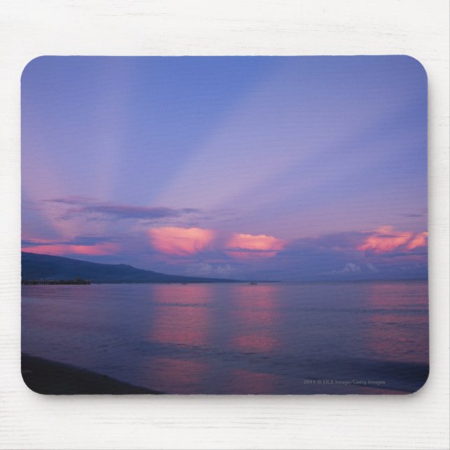 Sunrise over sea mouse pad (Front)
