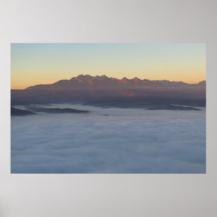 Sunrise over Tatras Poster