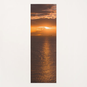 Sunrise over the Atlantic ocean Yoga Mat
