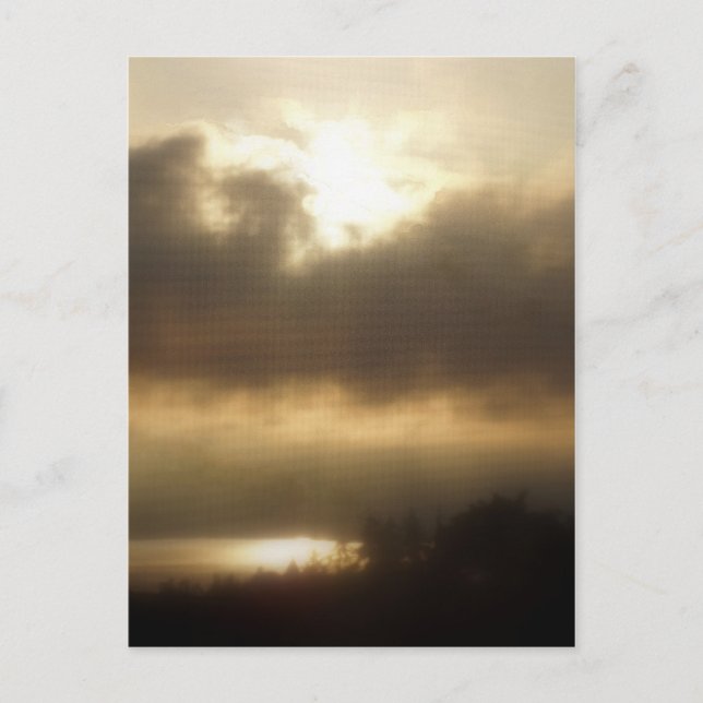 Sunrise over the Columbia River #1 Postcard (Front)