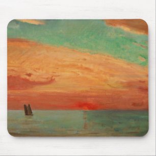 Sunrise over the Eastern Sea (Asian Art) (Takeji) Mouse Pad