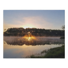 Sunrise Over the Lake