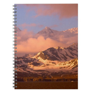 Sunrise over the mountain ranges on South Notebook
