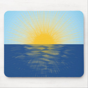 Sunrise over the Ocean New Beginnings Mouse Pad