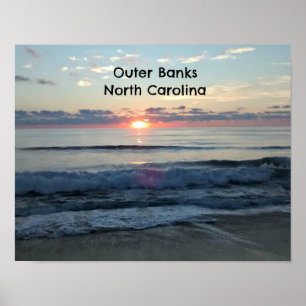 Sunrise over the Outer Banks of North Carolina Poster