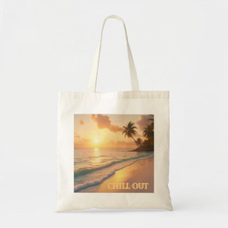 Sunrise Over the Shore – Plastic-Free Purpose Tote
