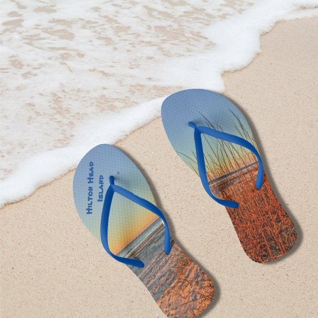 Sunrise Over The Surf! Hilton Head Island, SC Thongs (Creator Uploaded)