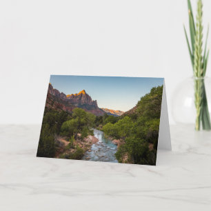 Sunrise Over the Watchman Card