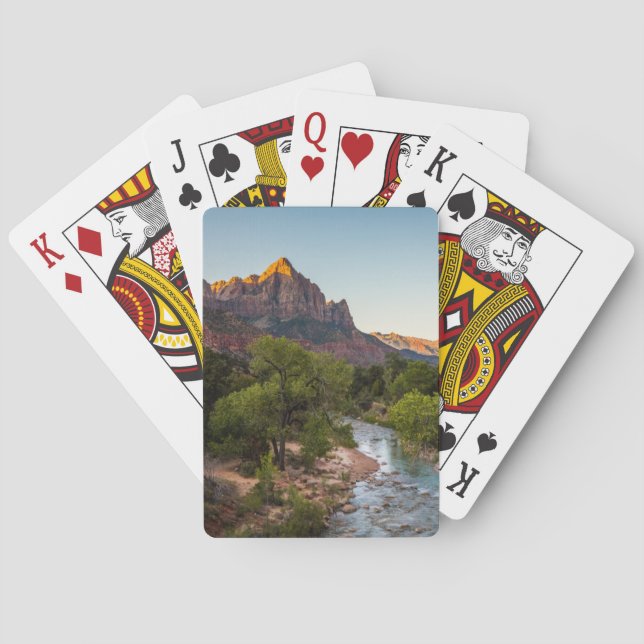 Sunrise Over the Watchman Playing Cards (Back)