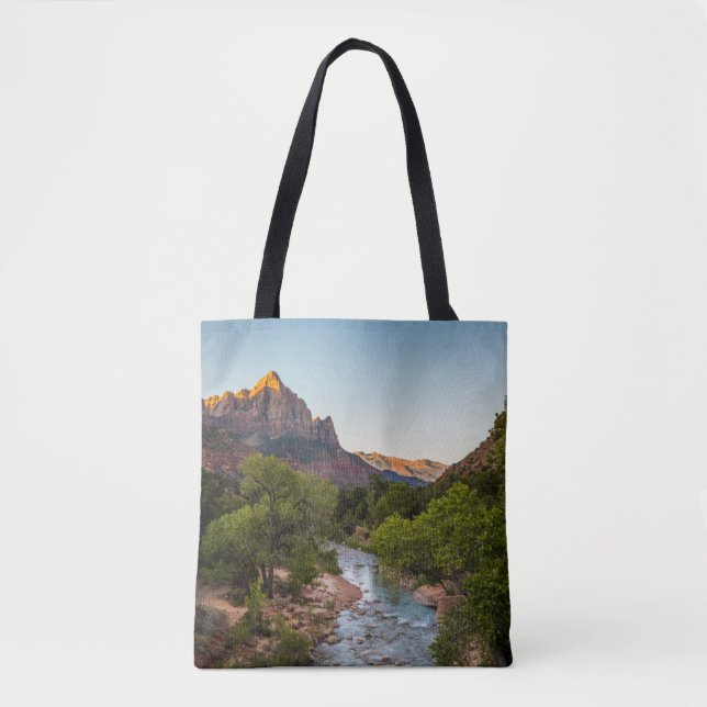 Sunrise Over the Watchman Tote Bag (Front)
