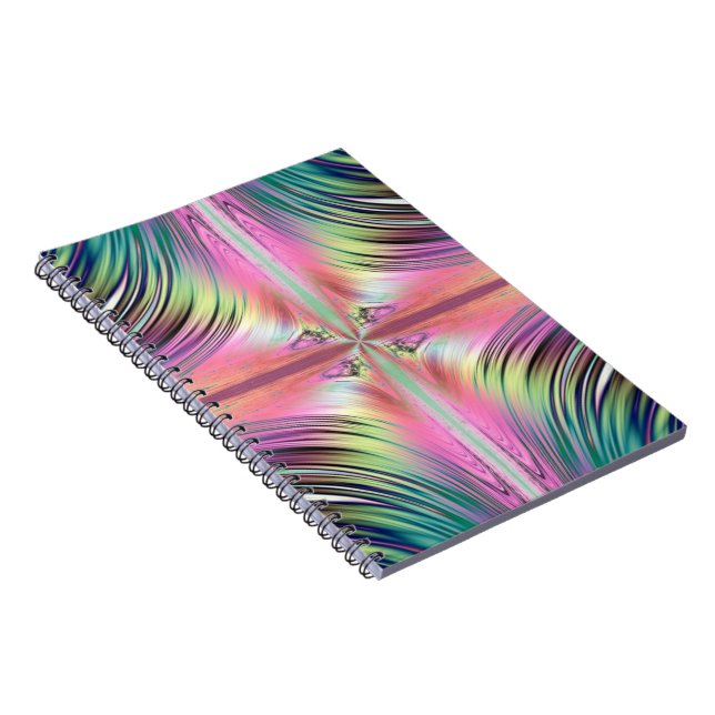 Sunrise over the Waterfalls Fractal Notebook (Right Side)