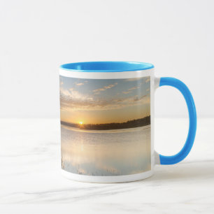 Sunrise Over Wetlands At Arrowwood National Mug
