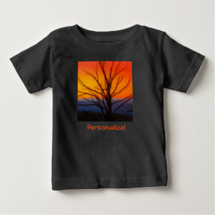 Sunrise Over Yellowstone National Park Design Baby T-Shirt
