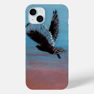 Sunrise Owl Art iPhone 15 Mini Case
