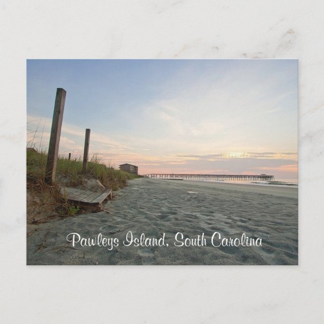 Sunrise Pawleys Island South Carolina Post Card (Front)