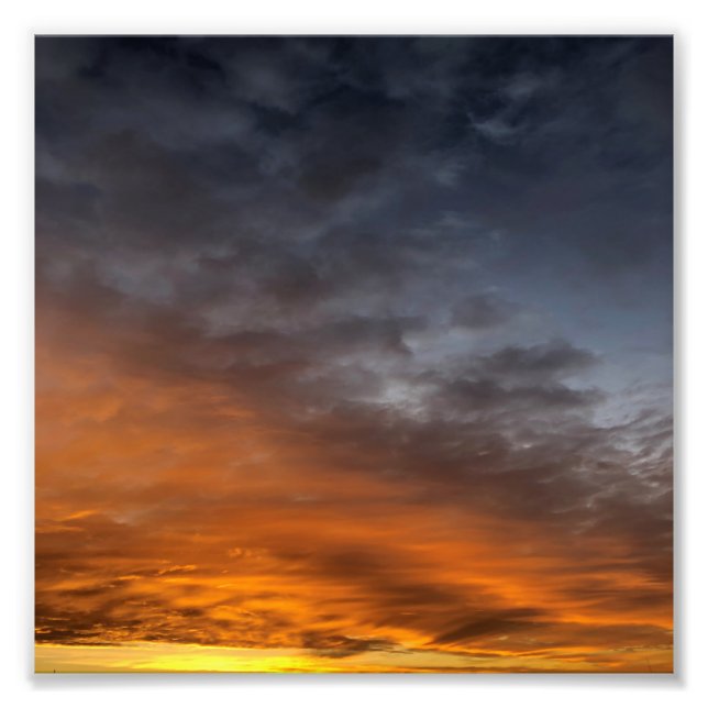 Sunrise Photo Enlargement Print (Front)