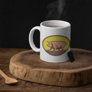 Sunrise Pig Coffee Mug
