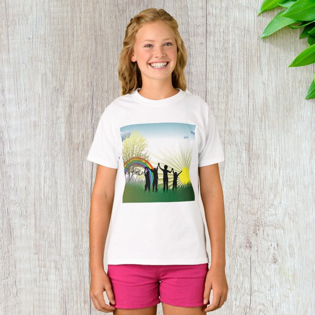 Sunrise Rainbow Children T-Shirt (Creator Uploaded)