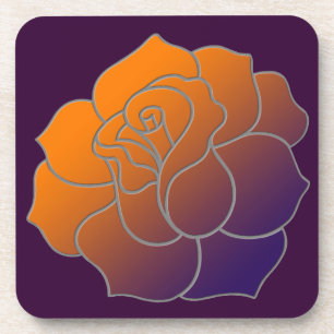 Sunrise Rose Coasters