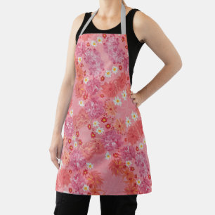 Sunrise Roses Floral Apron