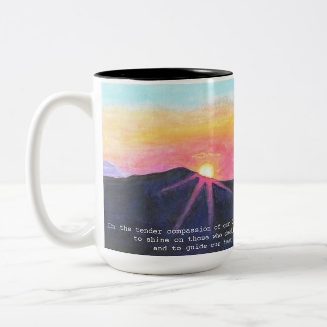 Sunrise Scripture Mug (Left)