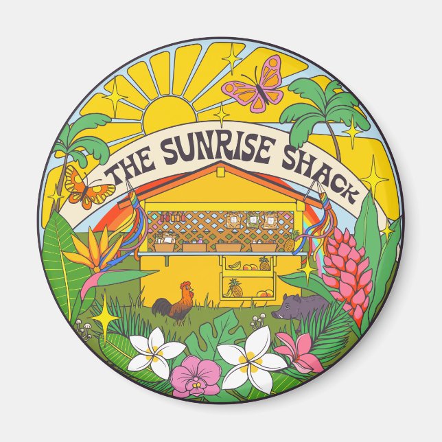 Sunrise Shack  Magnet (Front)