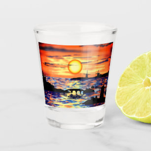 Sunrise Shot Glass