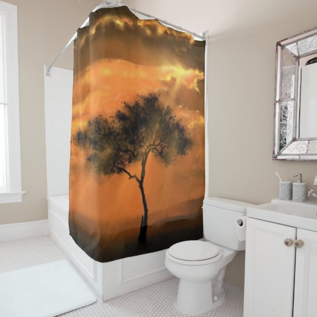 Sunrise Shower Curtain (In Situ)