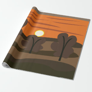 Sunrise Sky Scenery Wrapping Paper