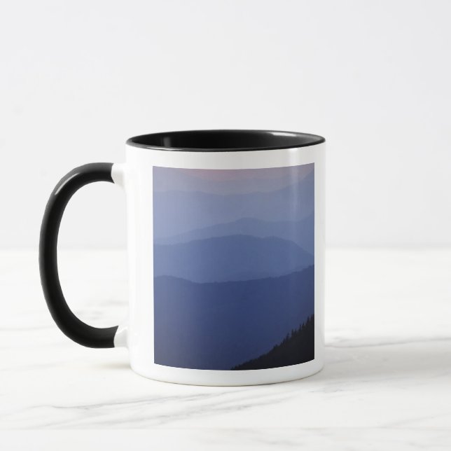Sunrise, Southern Appalachian Mountains, Great Mug (Left)