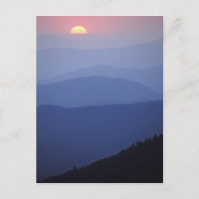 Sunrise, Southern Appalachian Mountains, Great Postcard (Front)