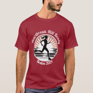 Sunrise Stride, Boston Marathon T-Shirt