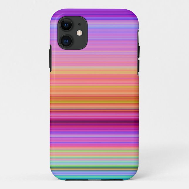 Sunrise Stripes Case-Mate iPhone Case (Back)