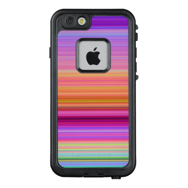 Sunrise Stripes LifeProof iPhone Case (Back)