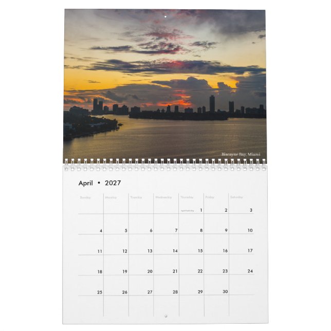 Sunrise & Sunset Calendar (Apr 2027)