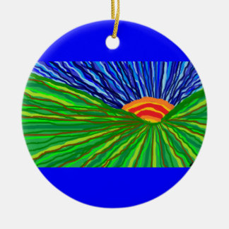 Sunrise/Sunset Ceramic Tree Decoration