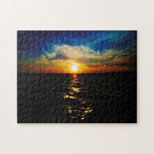 Sunrise Sunset Creative Water Nature Jigsaw Puzzle