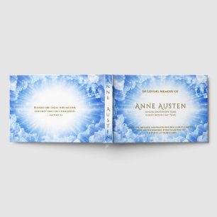 Sunrise & Sunset Funeral Guest Book