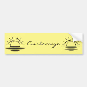 Sunrise/Sunset Reflection Thunder_Cove Bumper Sticker