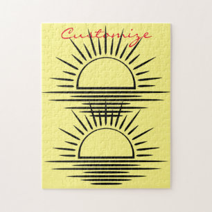 Sunrise/Sunset Reflection Thunder_Cove Jigsaw Puzzle