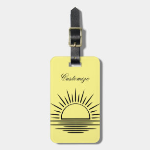 Sunrise/Sunset Reflection Thunder_Cove Luggage Tag