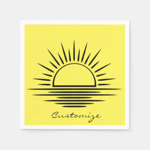 Sunrise/Sunset Reflection Thunder_Cove Napkin
