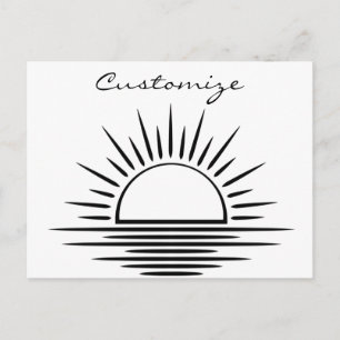 Sunrise/Sunset Reflection Thunder_Cove Postcard